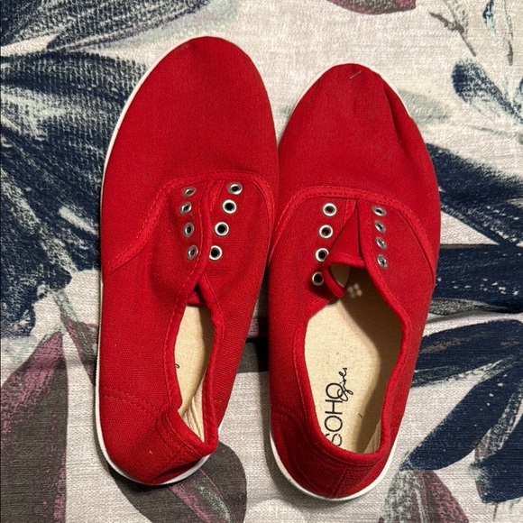 Soho Scarlet Red Women's Sneakers - Picture 1 of 5